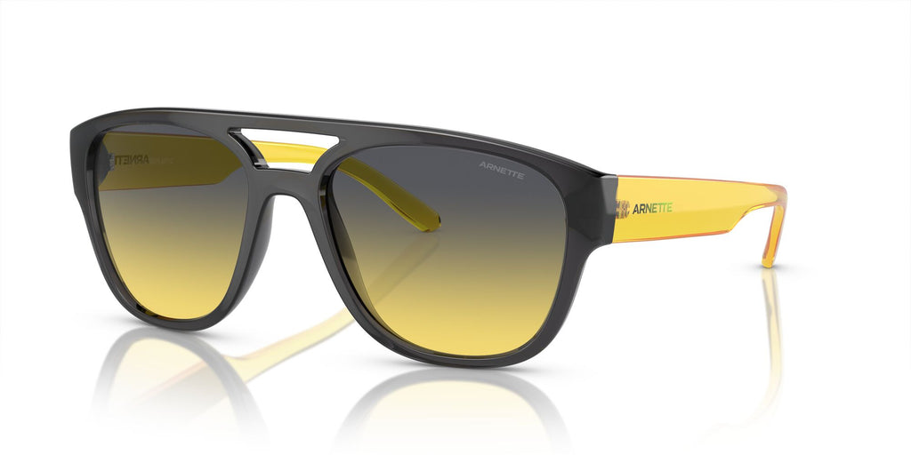 Arnette Mew2 0AN4327 27862Q 56 Transparent Grey / Yellow/Dark Grey 56 / Polycarbonate / Injected / Injected