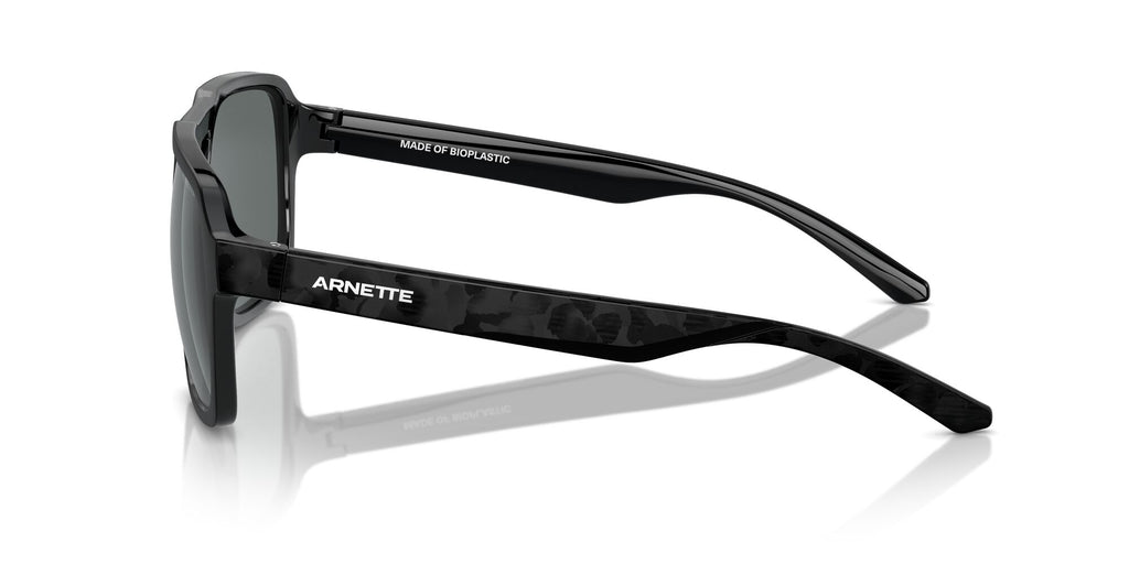 Arnette Keia 0AN4339 290081 57 Recycled Black Matte/Shiny / Polarized Dark Grey