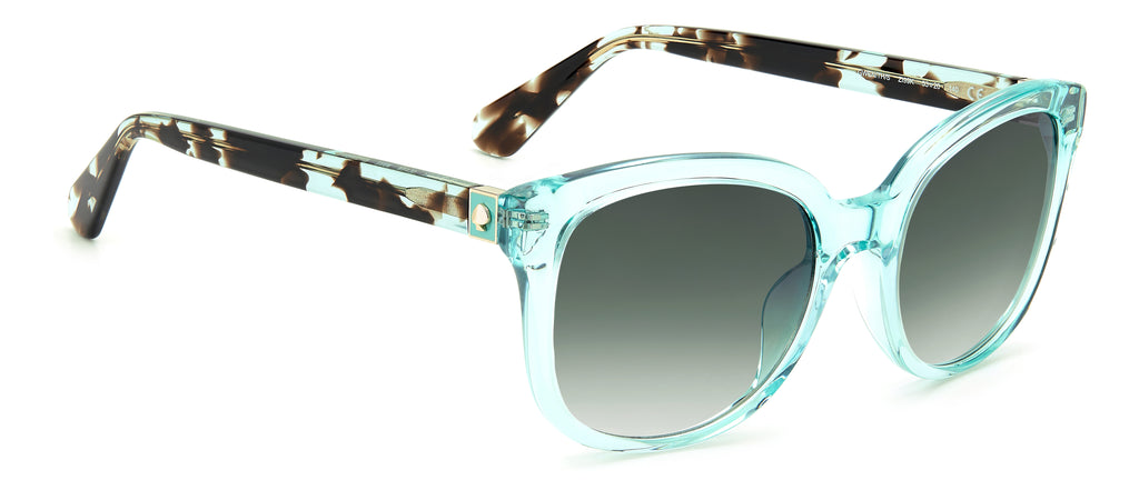 Kate Spade Gwenith/S 205229 Teal/ Green Shaded 53 / Plastic / Acetate