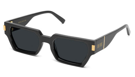 9Five , LOCKS XL - Black and 24k Gold - Blue Star Eyewear