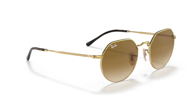 Ray-Ban Jack 0RB3565001/5155 Arista Gold/ Brown - Blue Star Eyewear
