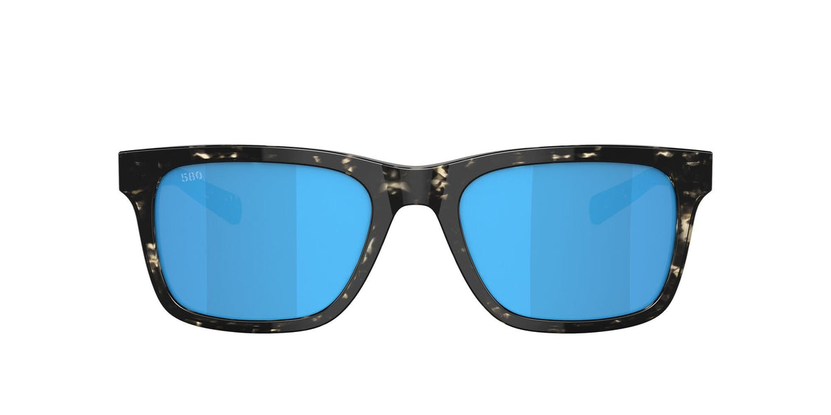Costa del Mar Tybee 06S2003 200301 52 Shiny Black Kelp / Blue Mirror - Blue Star Eyewear