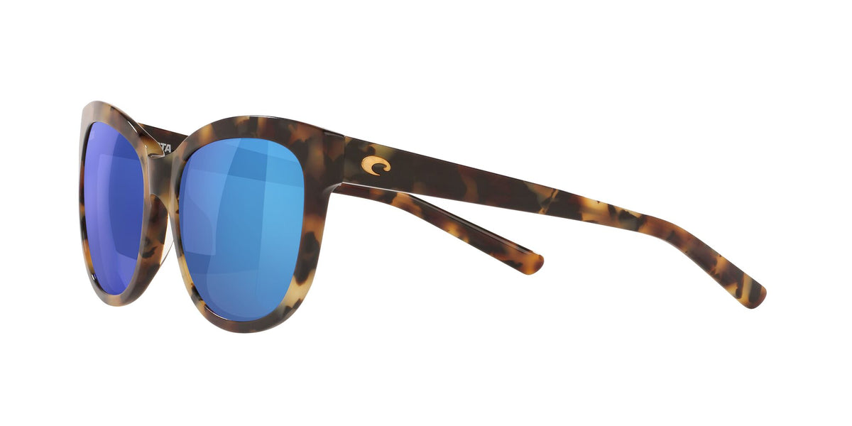 Costa del Mar Bimini 06S2004 200401 54 Shiny Vintage Tortoise / Blue Mirror 54 / Crystal / Plastic