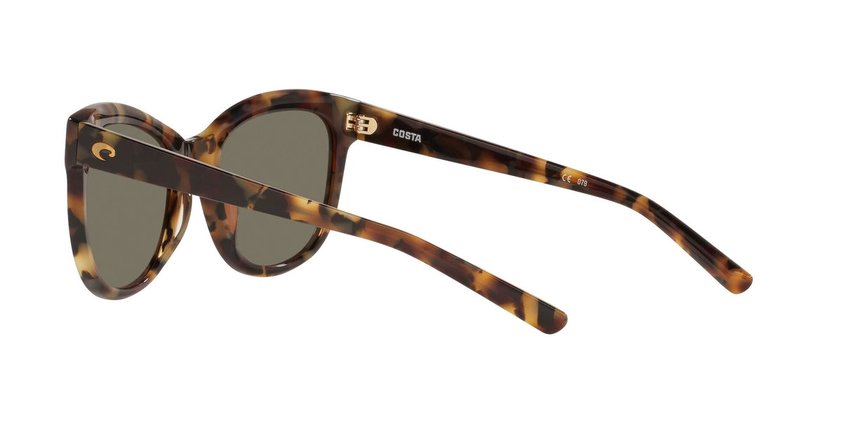 Costa del Mar Bimini 06S2004 200401 54 Shiny Vintage Tortoise / Blue Mirror 54 / Crystal / Plastic