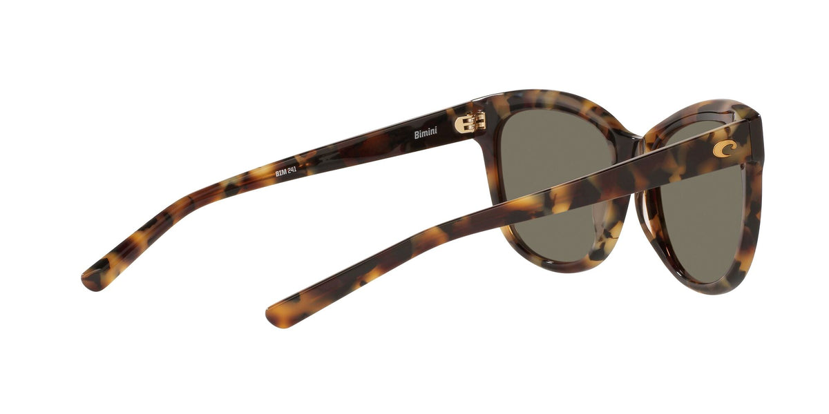 Costa del Mar Bimini 06S2004 200401 54 Shiny Vintage Tortoise / Blue Mirror 54 / Crystal / Plastic