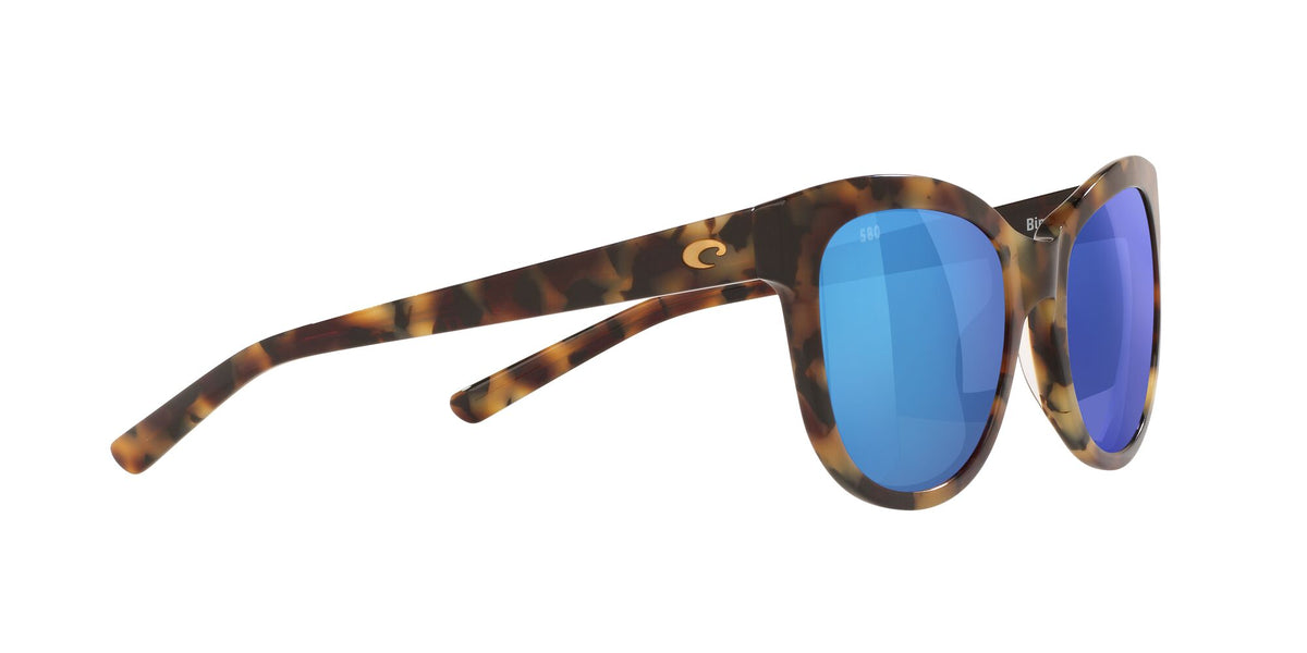 Costa del Mar Bimini 06S2004 200401 54 Shiny Vintage Tortoise / Blue Mirror 54 / Crystal / Plastic