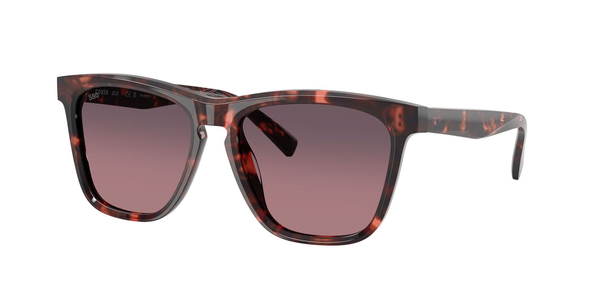 Costa Del Mar Ulu 06S2014 201407 56 Sunset Tortoise/ Rose Gradient