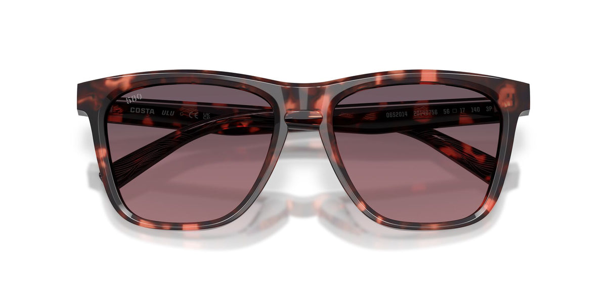 Costa Del Mar Ulu 06S2014 201407 56 Sunset Tortoise/ Rose Gradient