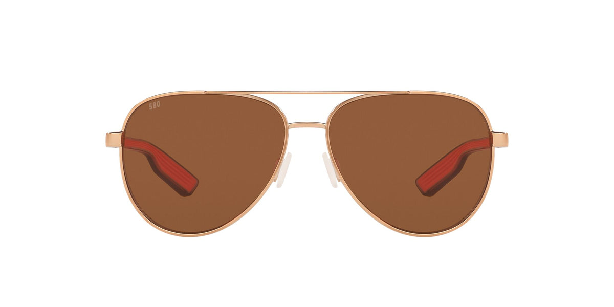 6S 4002 Costa Del Mar Peli Shiny Rose Gold / Copper 57 57 / Crystal / Metal