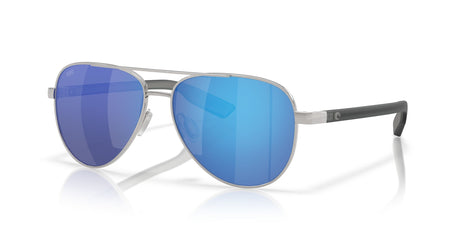 Costa Del Mar Peli 6S4002 400229 57 Brushed Silver / Blue Mirror
