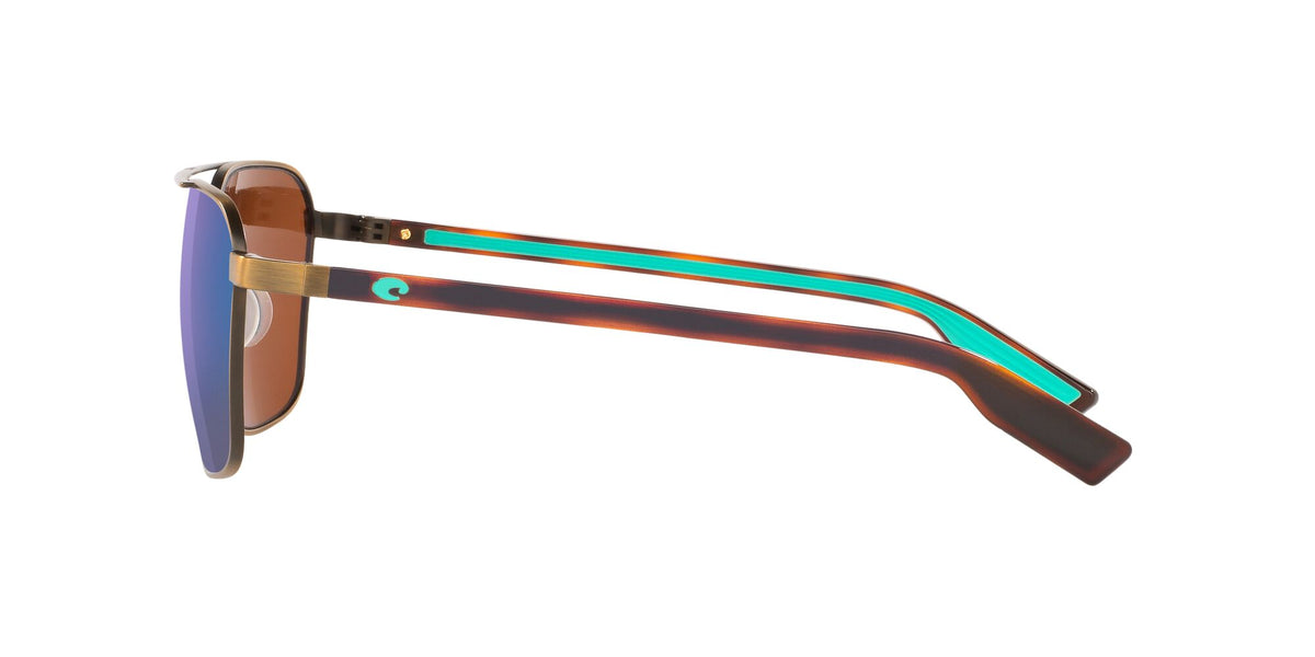 Costa Del Mar Wader 291 Antique Gold / Polarised In Green Mirror 580G 58 / Crystal / Metal