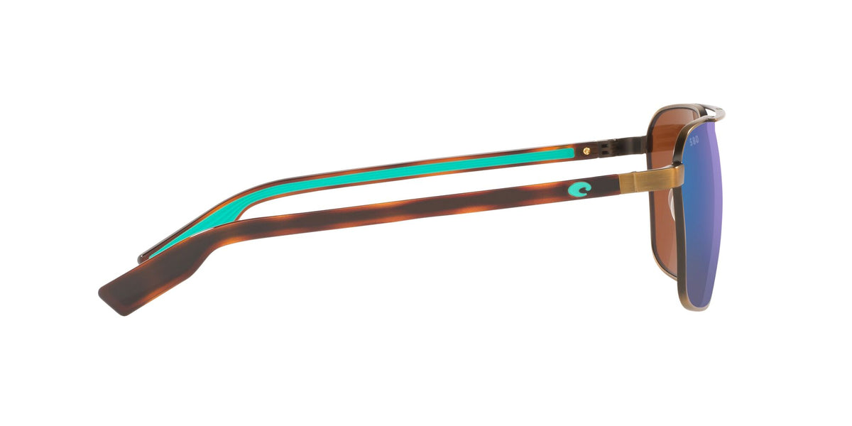 Costa Del Mar Wader 291 Antique Gold / Polarised In Green Mirror 580G 58 / Crystal / Metal