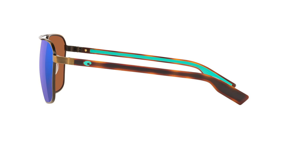 Costa Del Mar Wader 291 Antique Gold / Polarised In Green Mirror 580P 58 / Plastic / Metal