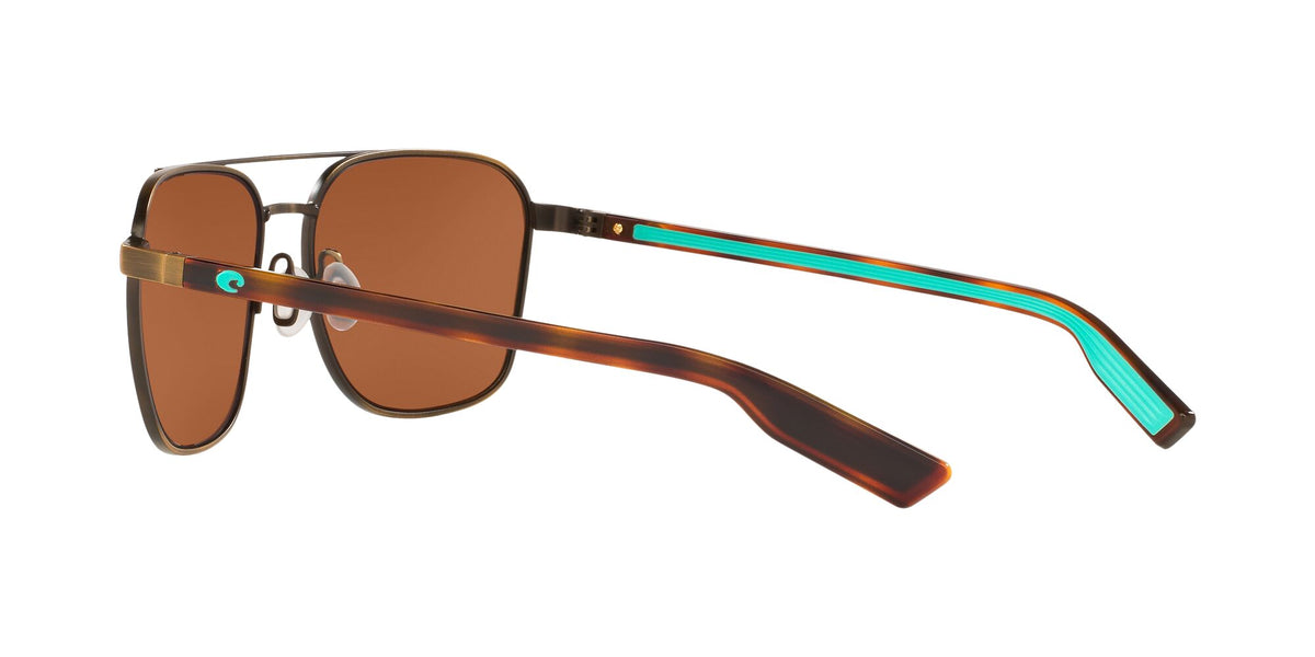 Costa Del Mar Wader 291 Antique Gold / Polarised In Green Mirror 580P 58 / Plastic / Metal
