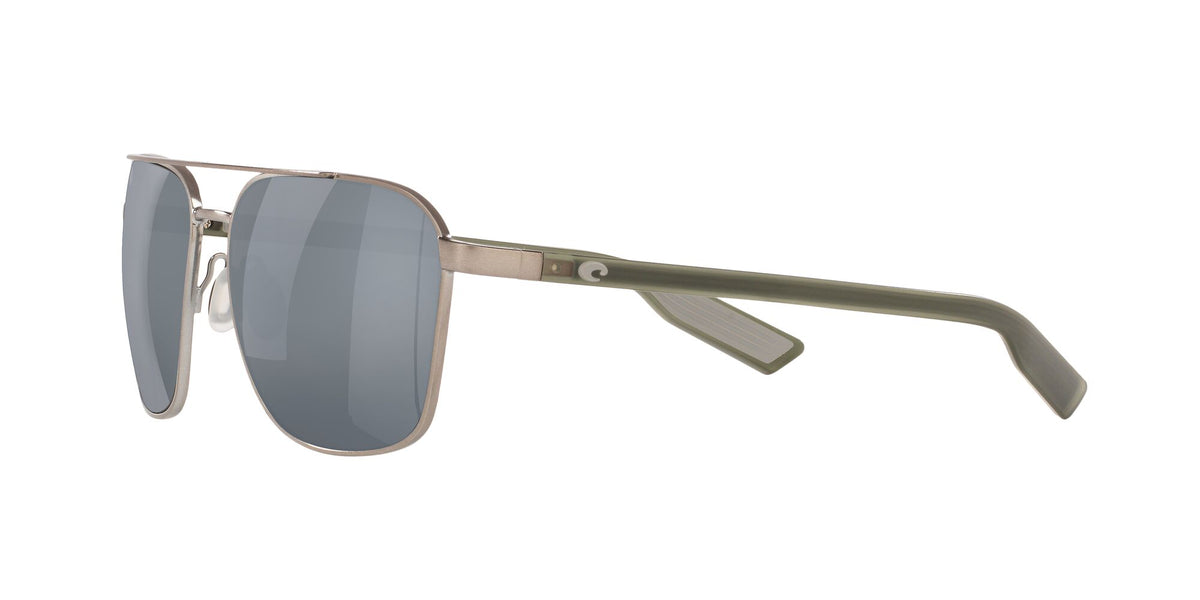 Costa del Mar Wader 06S4003 400318 58 Brushed Gunmetal / Gray Silver Mirror 58 / Plastic / Metal