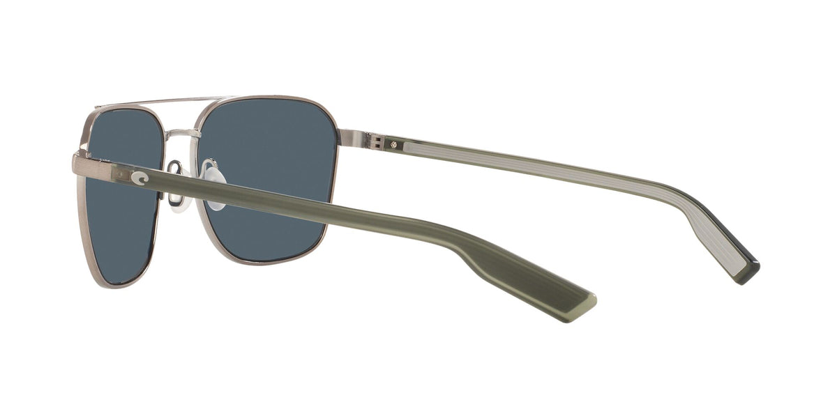 Costa del Mar Wader 06S4003 400318 58 Brushed Gunmetal / Gray Silver Mirror 58 / Plastic / Metal