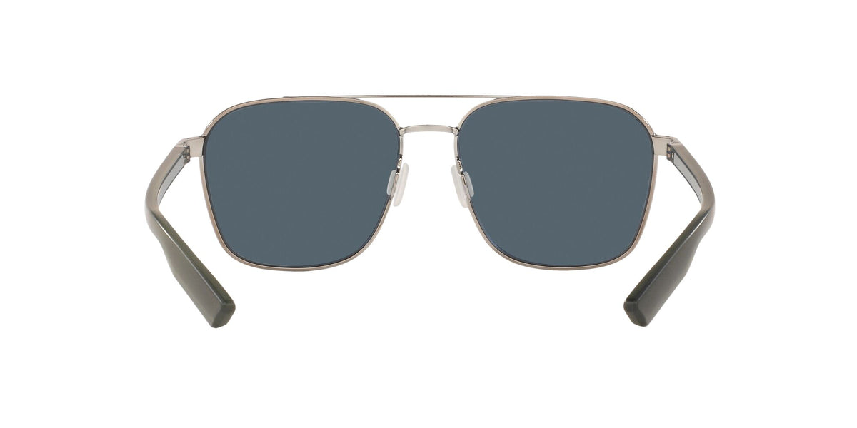 Costa del Mar Wader 06S4003 400318 58 Brushed Gunmetal / Gray Silver Mirror 58 / Plastic / Metal