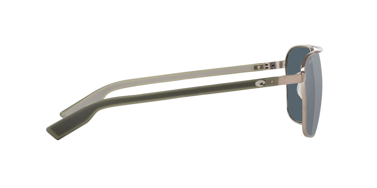 Costa del Mar Wader 06S4003 400318 58 Brushed Gunmetal / Gray Silver Mirror 58 / Plastic / Metal