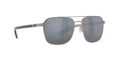 Costa del Mar Wader 06S4003 400318 58 Brushed Gunmetal / Gray Silver Mirror 58 / Plastic / Metal