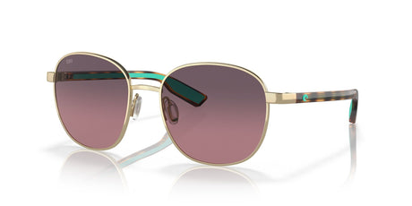 Costa del Mar Egret 06S4005 400515 55 Shiny Gold / Rose Gradient 55 / Lightwave Glass / Metal / Molded