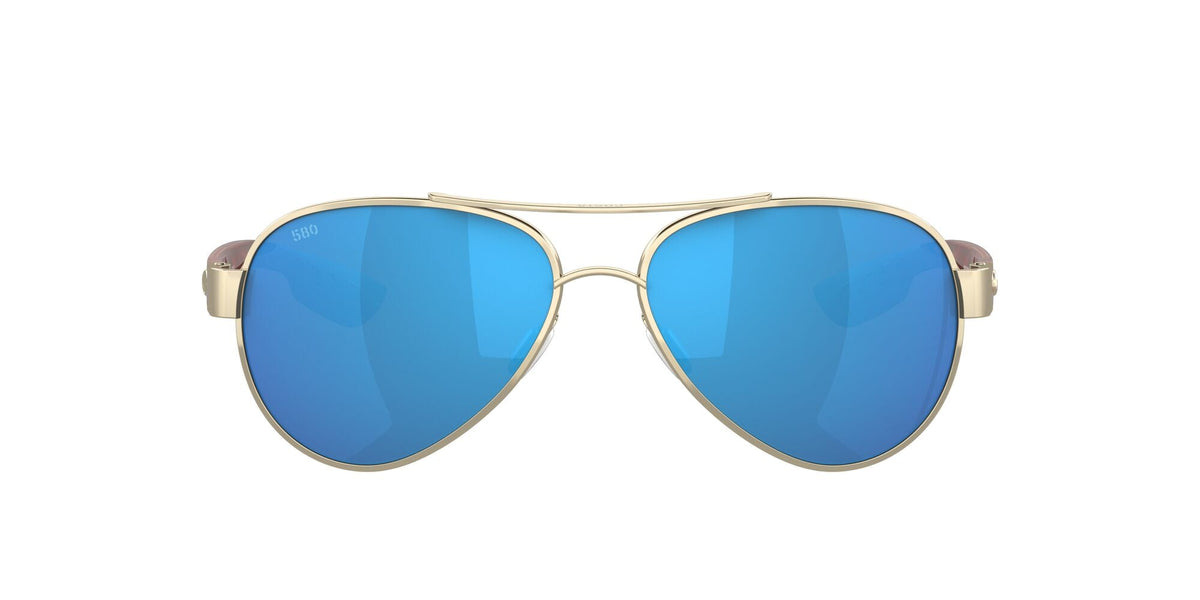 Costa del Mar Loreto 06S4006 400619 56 Rose Gold / Blue Mirror - Blue Star Eyewear