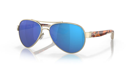 Costa del Mar Loreto 06S4006 400619 56 Rose Gold / Blue Mirror 56 / Crystal / Metal