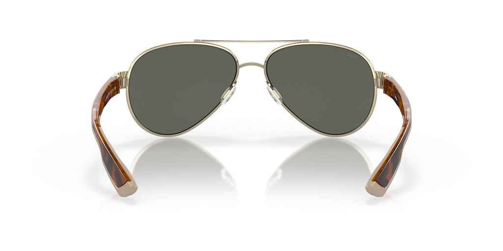 Costa Del Mar Loreto 64 Rose Gold / Polarised In Gray 580G 56 / Crystal / Metal