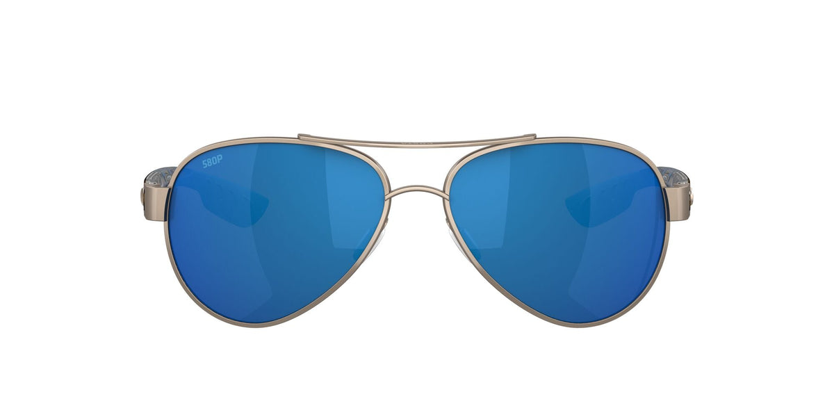 Costa del Mar Loreto 06S4006 400632 56 Golden Pearl / Blue Mirror - Blue Star Eyewear
