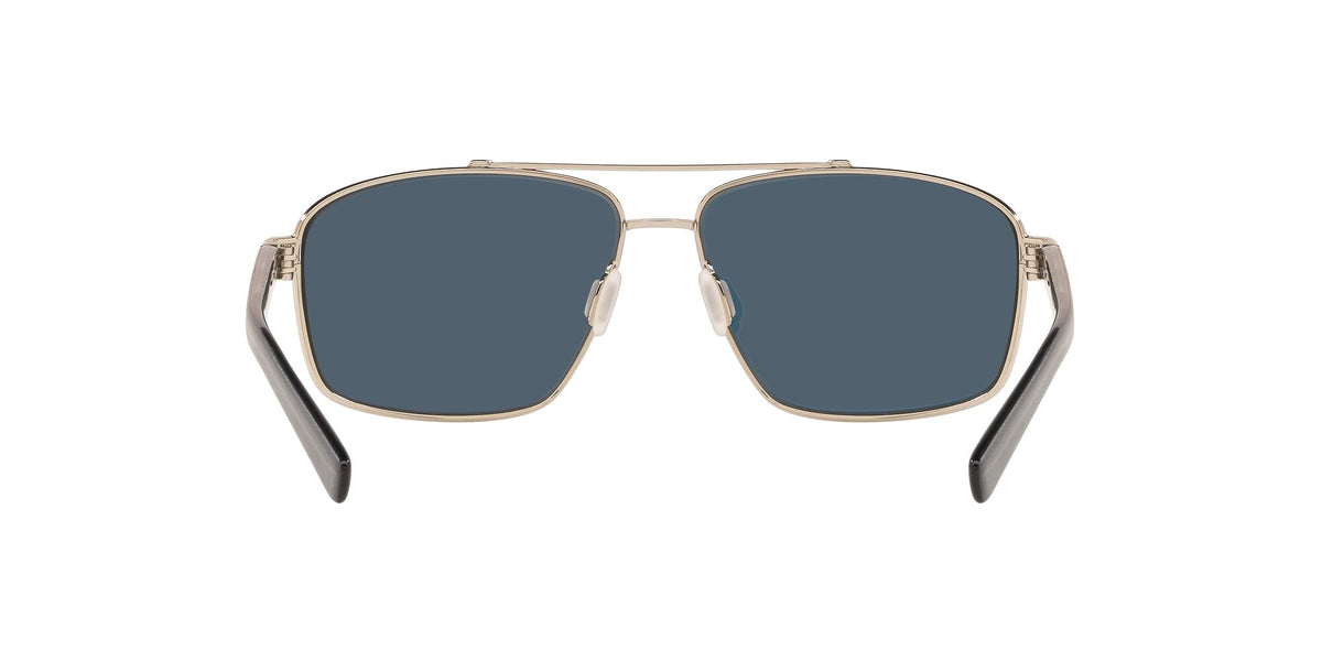 Costa Del Mar Flagler 18 Shiny Silver / Polarised In Gray 580P 62 / Plastic / Metal
