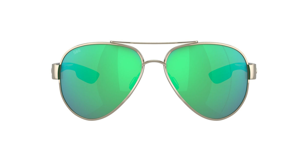 Costa del Mar South Point 06S4010 401024 59 Rose Gold / Green Lens Mirror - Blue Star Eyewear