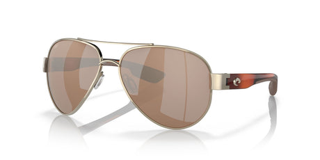 Costa Del Mar South Point 84 Rose Gold / Polarised In Copper Silver Mirror 580G 59 / Crystal / Metal