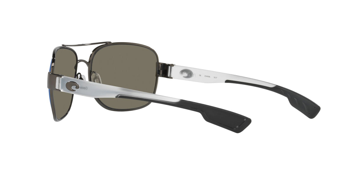 Costa Del Mar Cocos 74 Gunmetal / Polarised In Blue Mirror 580G 59 / Crystal / Metal
