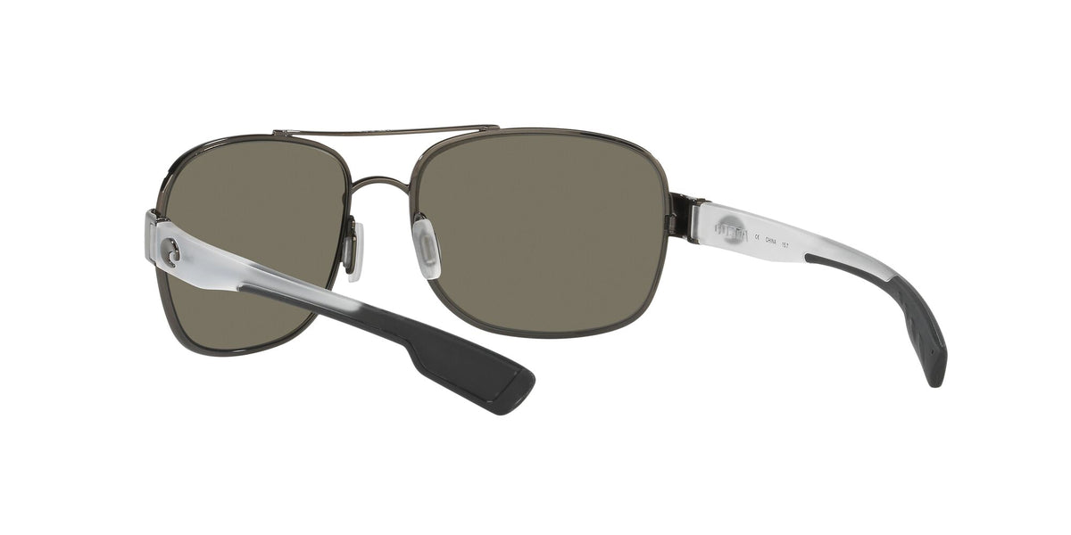 Costa Del Mar Cocos 74 Gunmetal / Polarised In Blue Mirror 580G 59 / Crystal / Metal