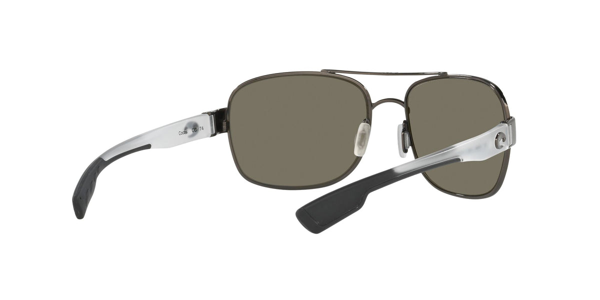 Costa Del Mar Cocos 74 Gunmetal / Polarised In Blue Mirror 580G 59 / Crystal / Metal