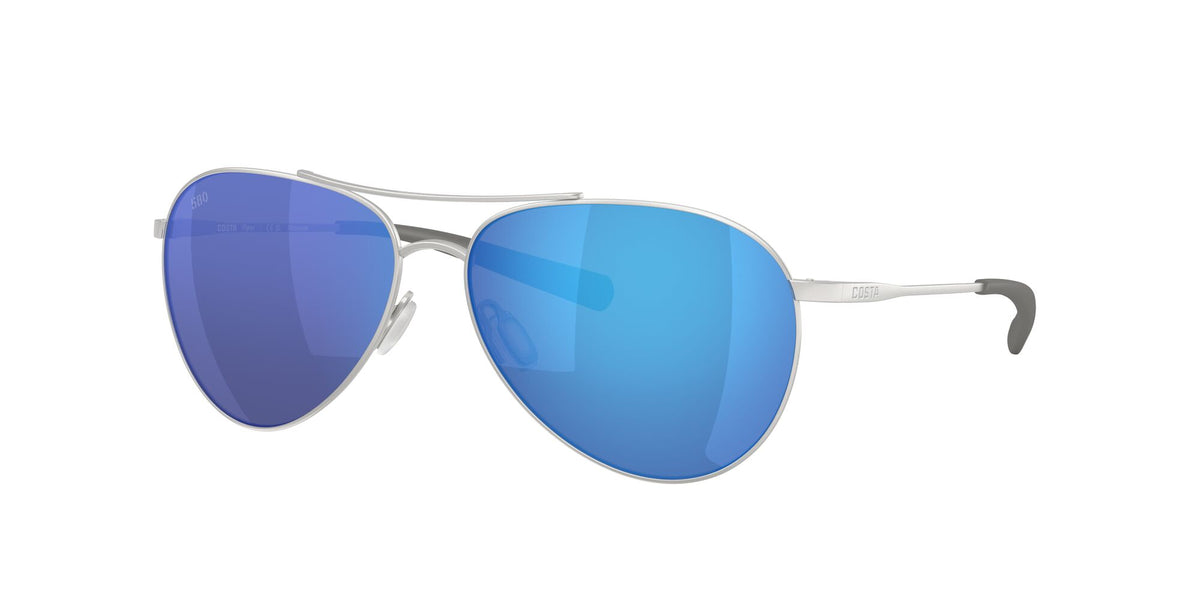 Costa Del Mar Piper 6S6003 600320 58 Satin Silver / Blue Mirror