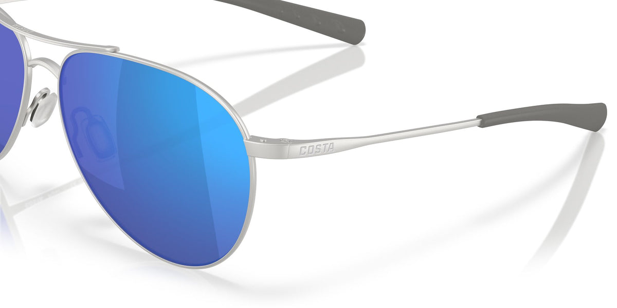 Costa Del Mar Piper 6S6003 600320 58 Satin Silver / Blue Mirror