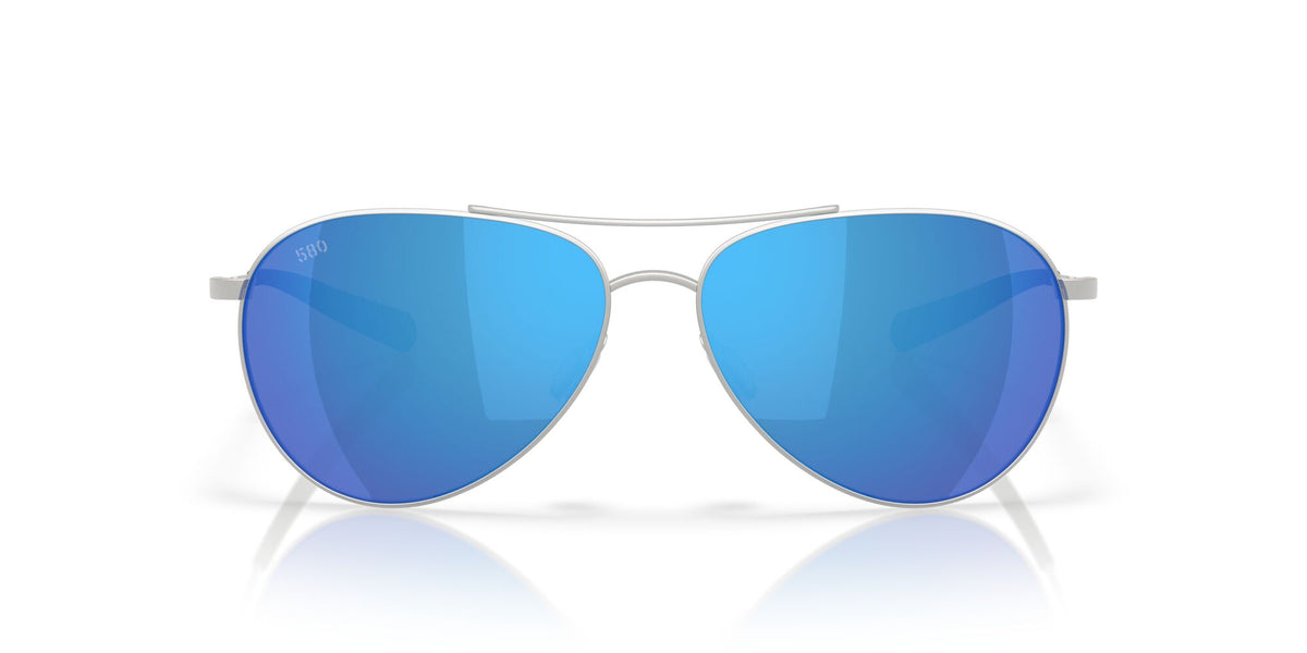 Costa Del Mar Piper 6S6003 600320 58 Satin Silver / Blue Mirror