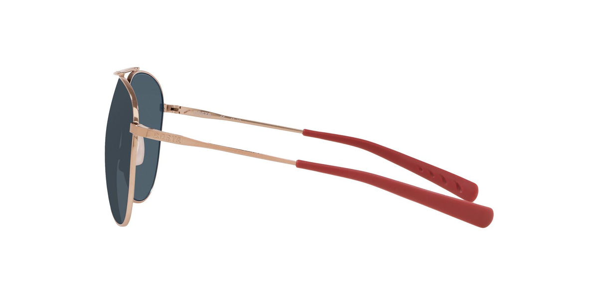 Costa Del Mar Cook 164 Rose Gold / Polarised In Gray 580P 60 / Plastic / Titanium