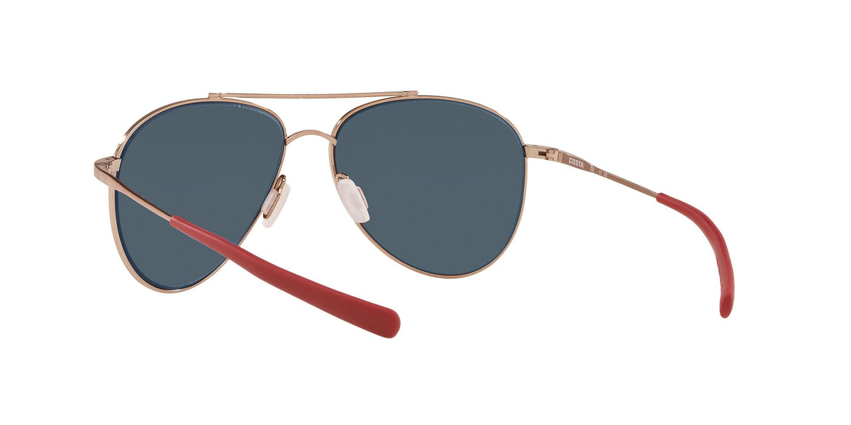 Costa Del Mar Cook 164 Rose Gold / Polarised In Gray 580P 60 / Plastic / Titanium