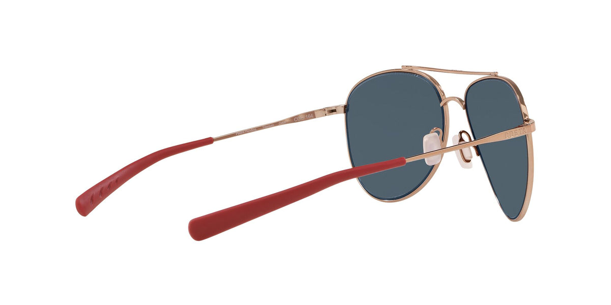 Costa Del Mar Cook 164 Rose Gold / Polarised In Gray 580P 60 / Plastic / Titanium