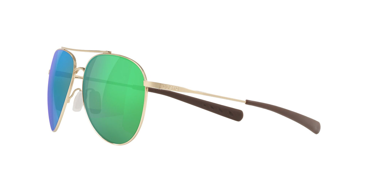 Costa Del Mar Cook 126 Gold / Polarised In Green Mirror 580P 60 / Plastic / Titanium