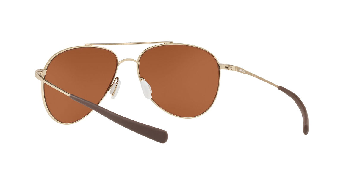 Costa Del Mar Cook 126 Gold / Polarised In Green Mirror 580P 60 / Plastic / Titanium