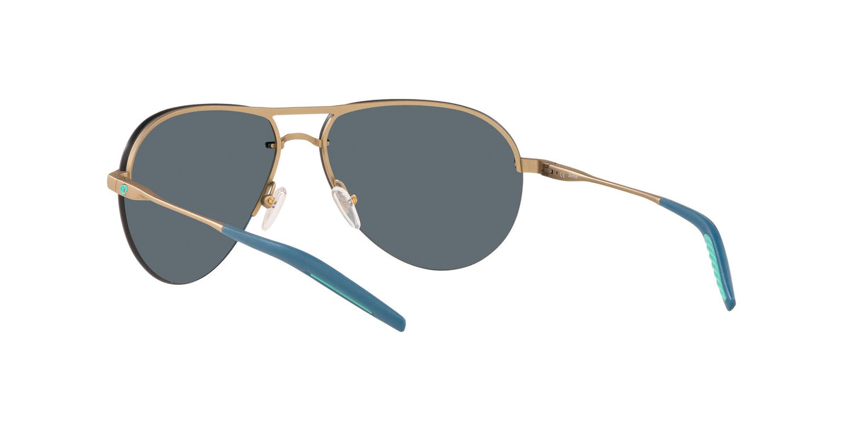 Costa del Mar Helo 06S6006 600608 61 Matte Champagne / Blue Mirror 61 / Plastic / Titanium