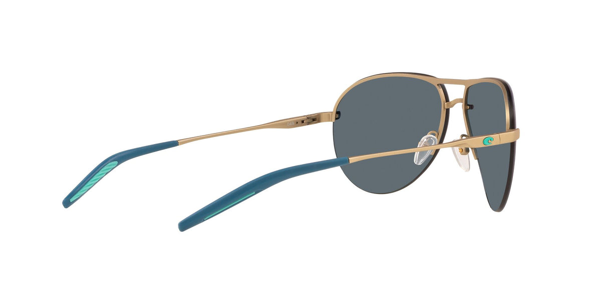 Costa del Mar Helo 06S6006 600608 61 Matte Champagne / Blue Mirror 61 / Plastic / Titanium