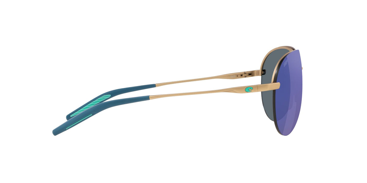 Costa del Mar Helo 06S6006 600608 61 Matte Champagne / Blue Mirror 61 / Plastic / Titanium