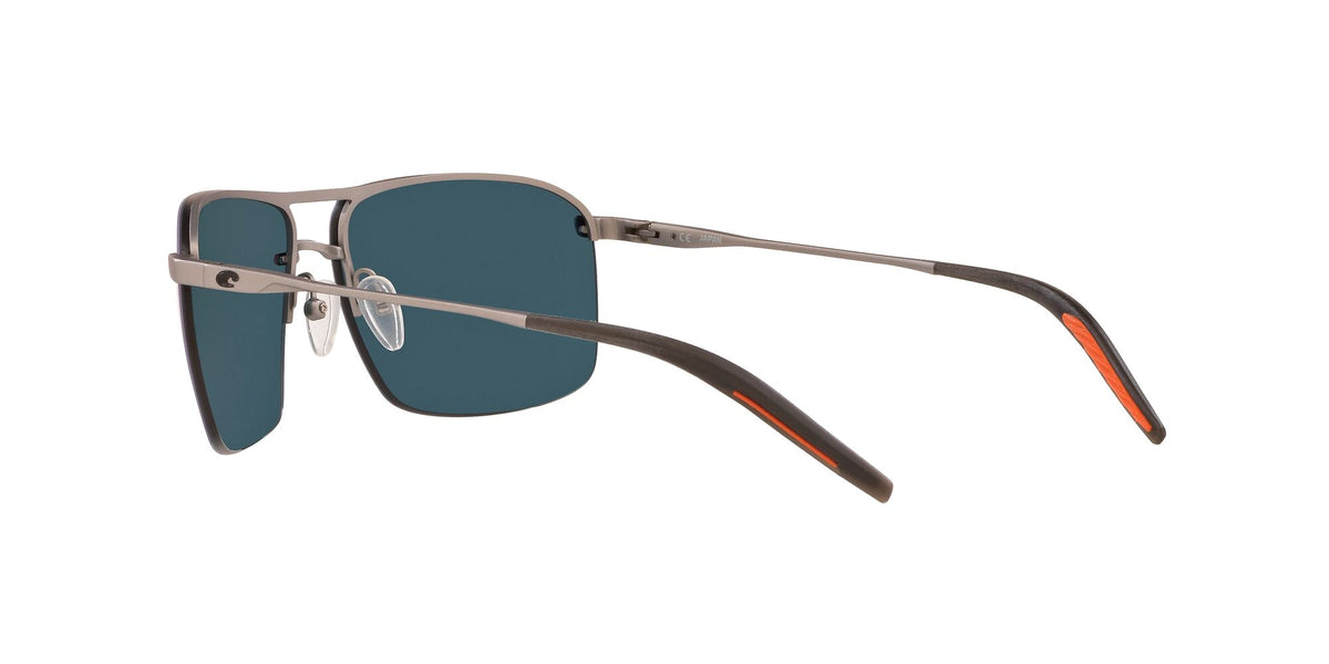 Costa del Mar Skimmer 06S6008 600805 62 Matte Silver / Blue Mirror 62 / Plastic / Titanium