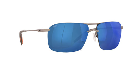 Costa del Mar Skimmer 06S6008 600805 62 Matte Silver / Blue Mirror 62 / Plastic / Titanium