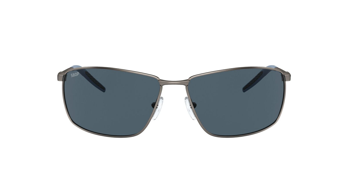 Costa del Mar Turret 06S6009 600901 63 Matte Dark Gunmetal / Gray - Blue Star Eyewear