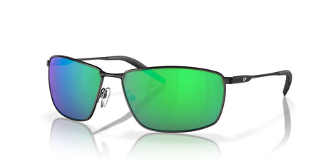 Costa del Mar Turret 06S6009 600903 63 Matte Black / Green Lens Mirror 63 / Plastic / Titanium