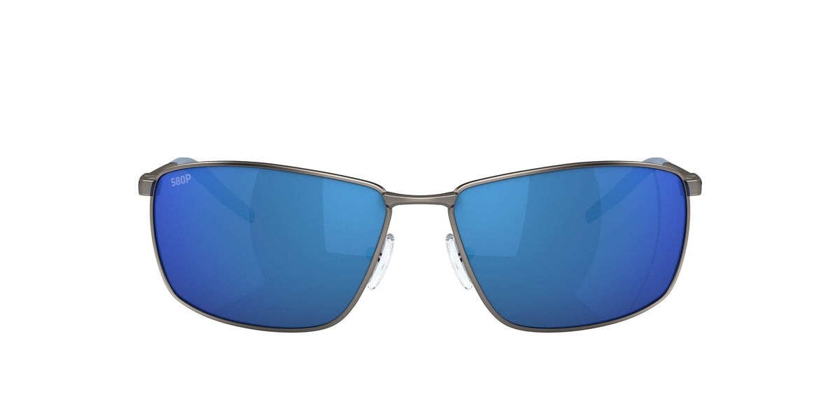 Costa del Mar Turret 06S6009 600908 63 Matte Dark Gunmetal / Blue Mirror - Blue Star Eyewear